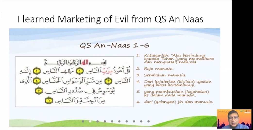 Resah Tipu Muslihat Marketing Iblis AACIM Gelar Zoominar Smart Consumer 2