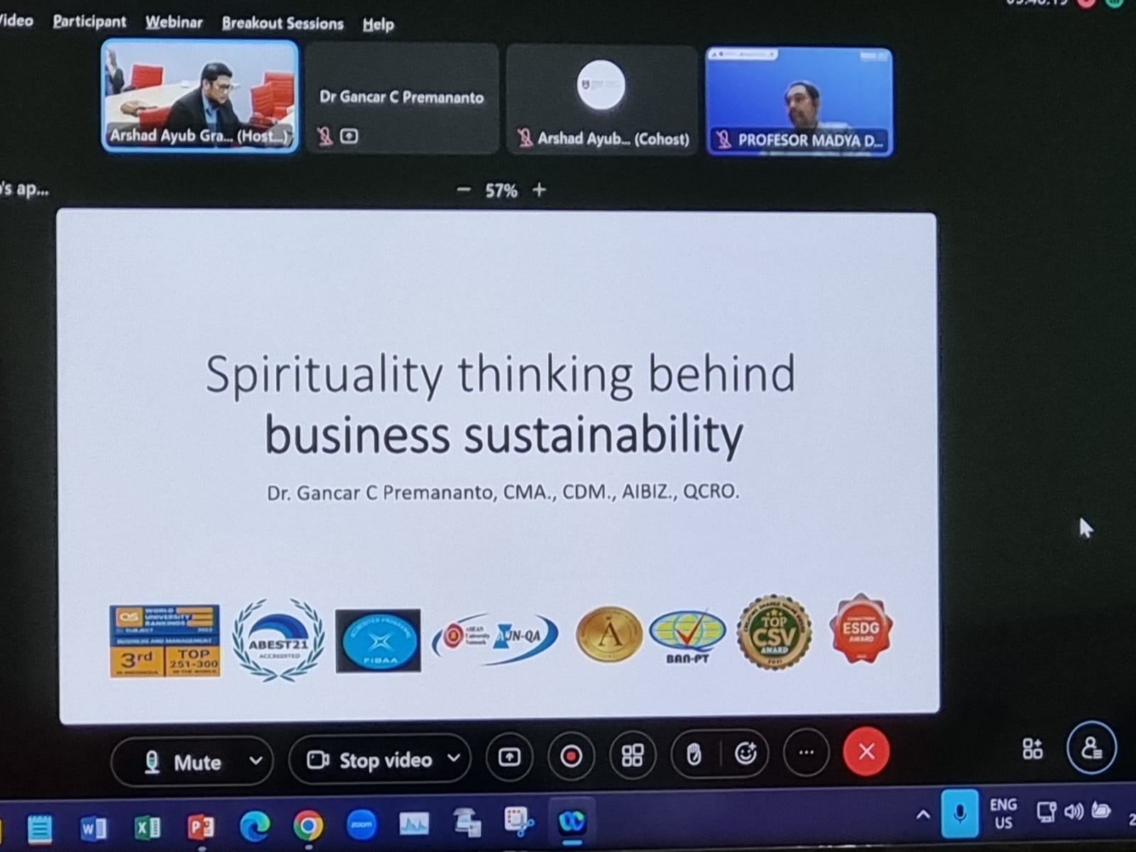 Spiritiality thinking behind Business Sustainability 2
