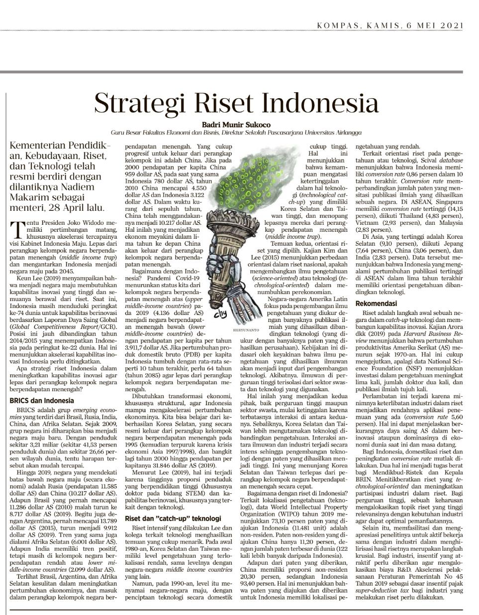 Strategi Riset Indonesia Badri MS