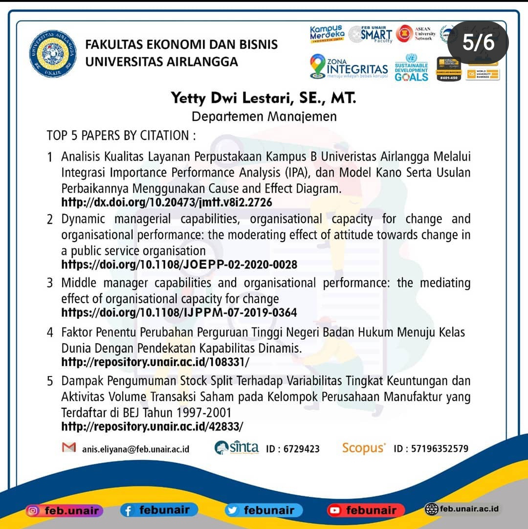 TOP 5 Paper Departemen Manajemen 2021 4