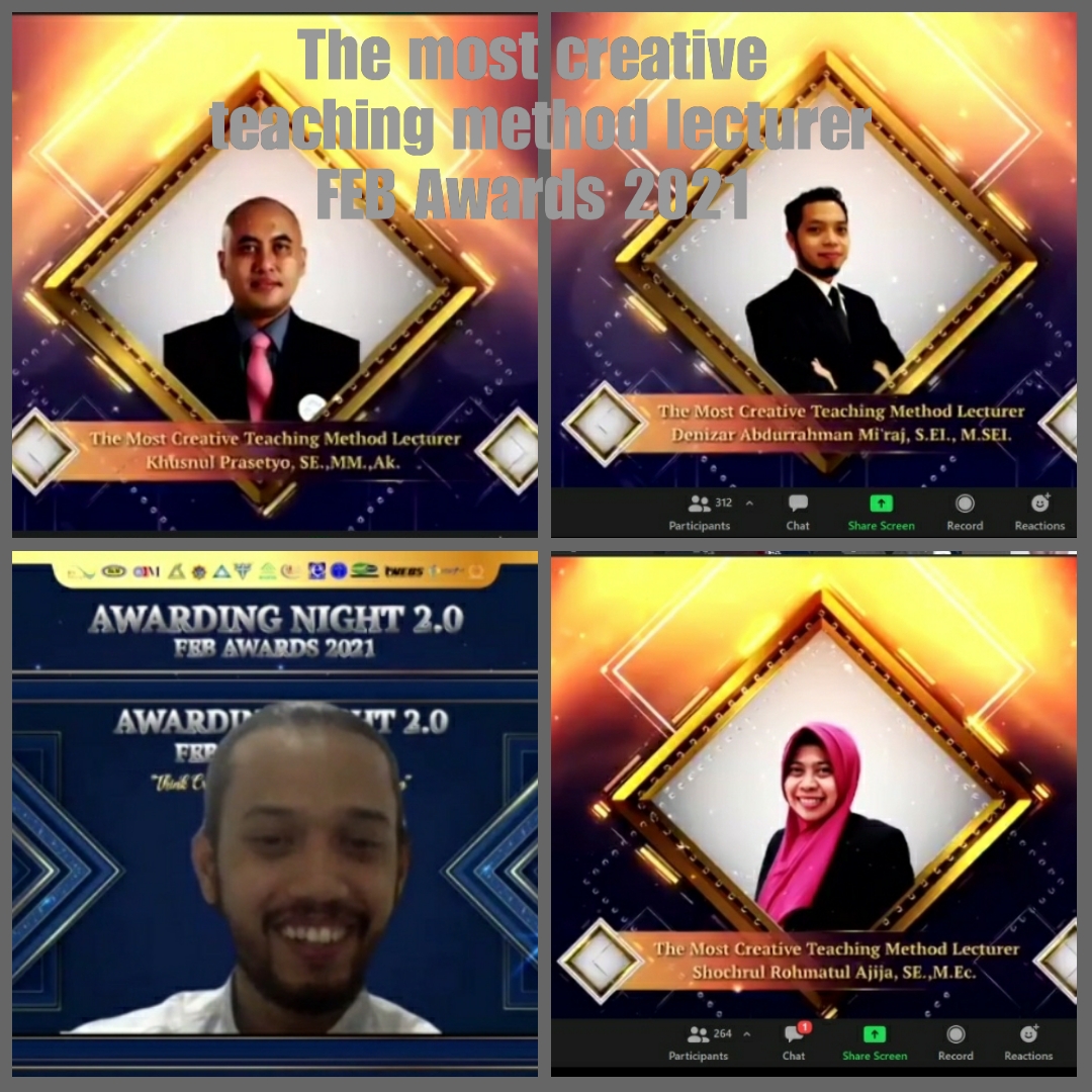 The Most Creative Teaching Method Lecturer FEB Awards 2021