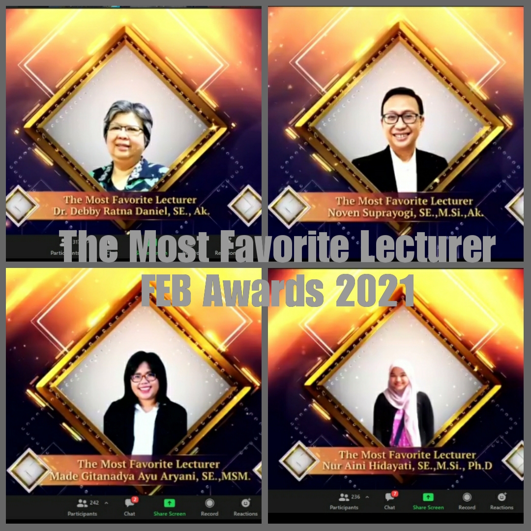 The Most Favorite Lecturer FEB Awards 2021