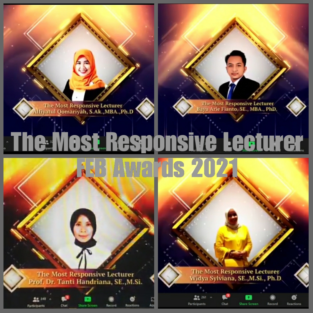The Most Responsive Lecture FEB Awards 2021
